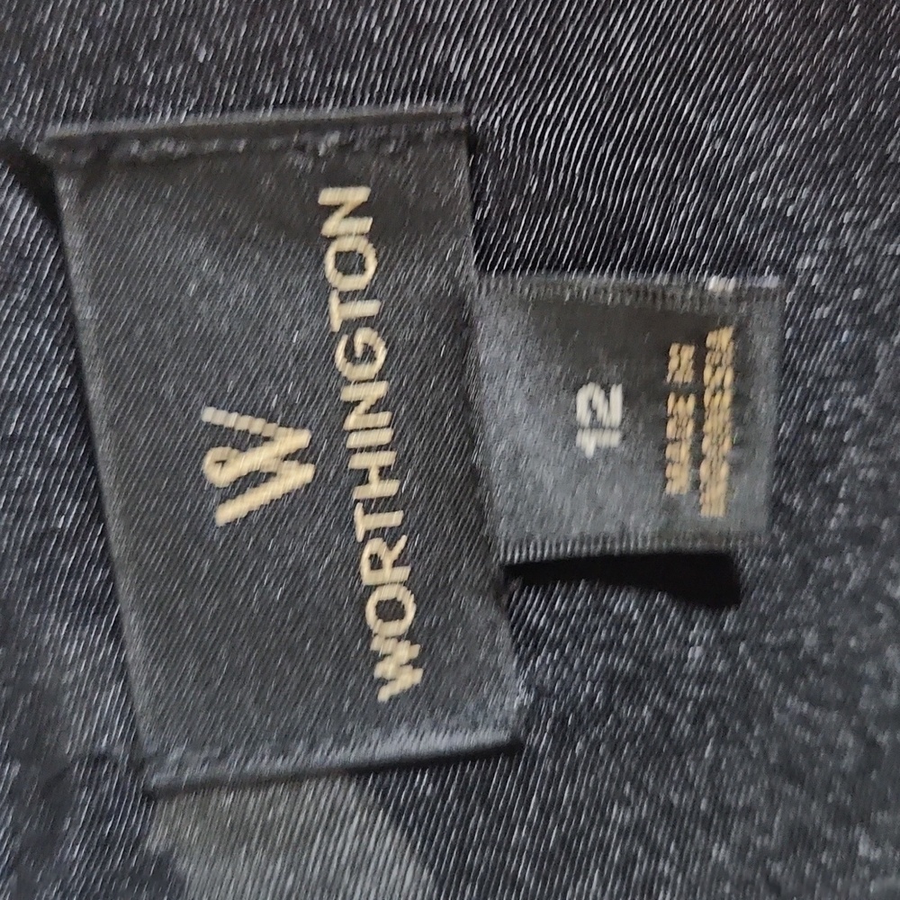 Worthington SZ 12 Black/White Dress - Picture 11 of 12